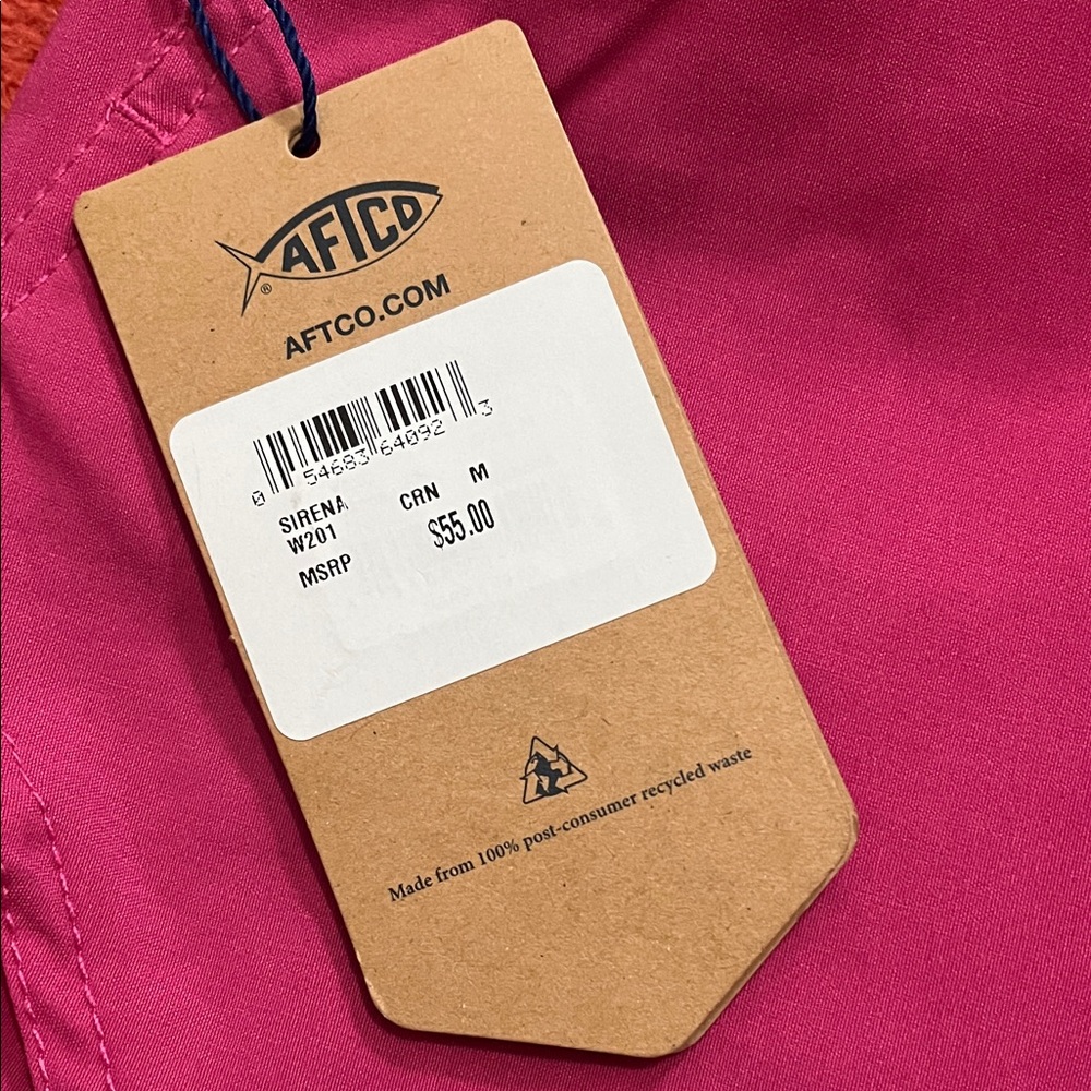 AFTCO Women's Bold Pink Athletic Shorts - Picture 2 of 5